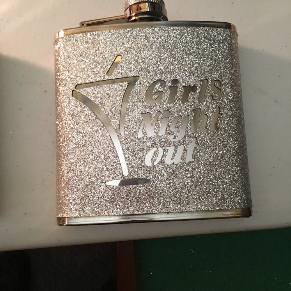 Silver Metallic FLASK